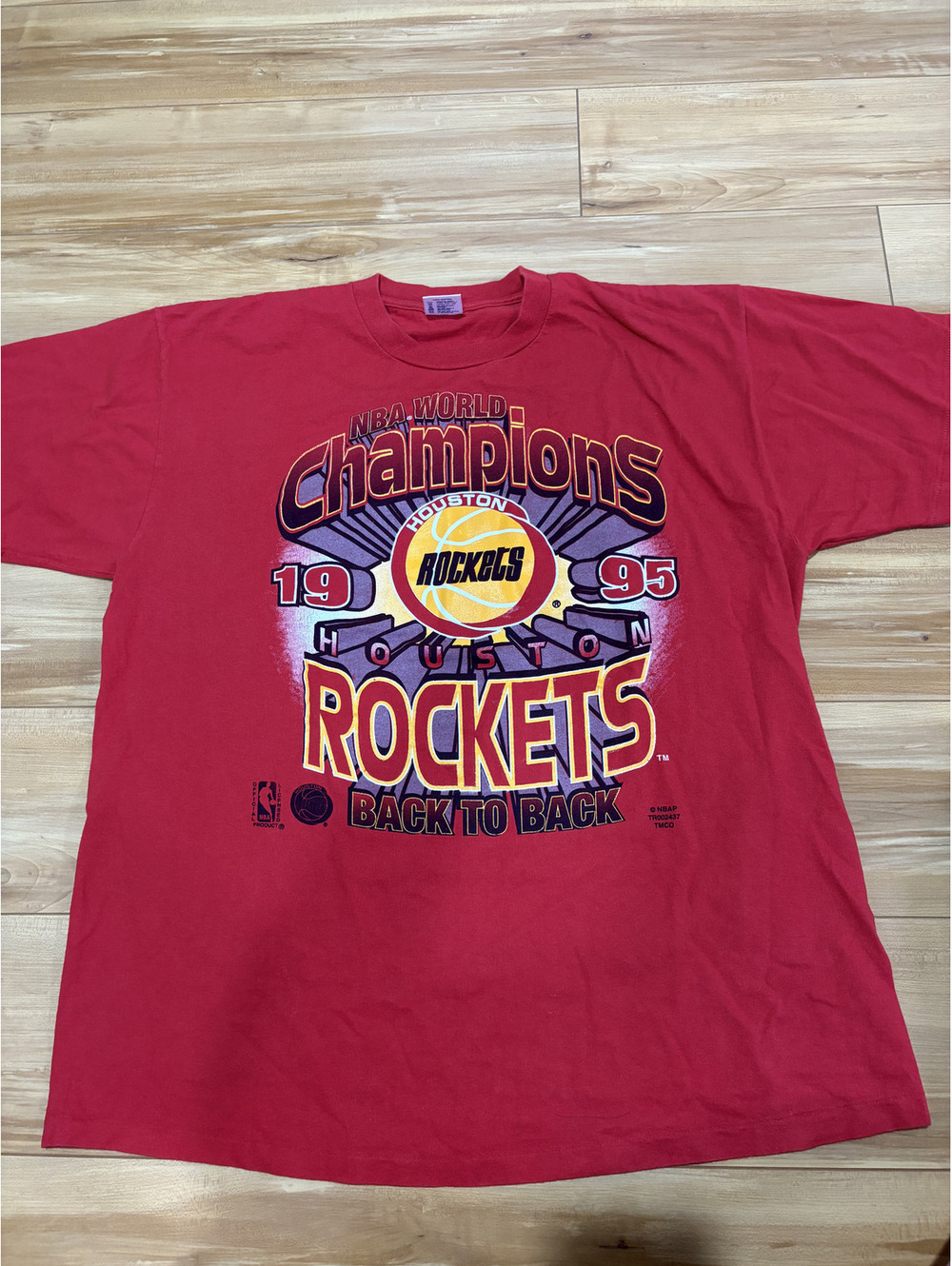 Vintage 90s Houston Rockets Back to Back Tee